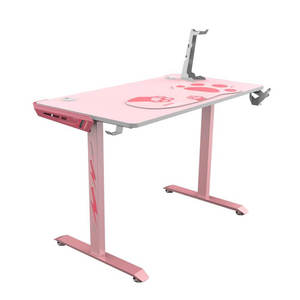 Eureka Ergonomic I44-P Gaming Desk - Pink