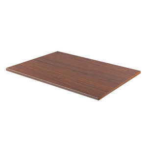Furniture: Lumi 1800X750MM Rectangular Wood Table Top Dark Walnut