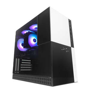Core Series Gaming Pc: Gravity RR RX 9060 XT 8GB Ryzen 5 8400F Gaming PC - BLACK
