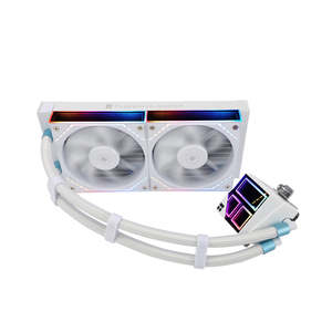 Cooling: Thermalright Frozen Infinity 240 White AIO Liquid CPU Cooler TLM12W Fans - Bulk Pack