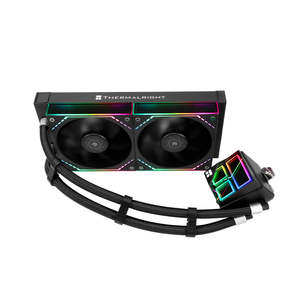Thermalright Frozen Infinity 240 Black AIO Liquid CPU Cooler TLM12W Fans - Bulk Pack