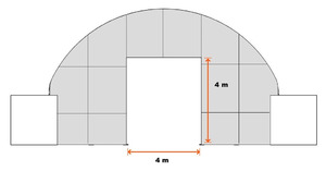 Shelter End Panels: C2620 & C2640 Front Wall Panels – SOLD OUT