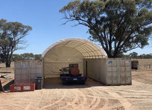 Container Shelters: C2040E - 20 x 40 FT CONTAINER SHELTER