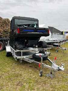 Frontpage: 12x6 ATV TRAILER-TILT- BRAKED- 1.6T GVM