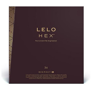 Products: LELO HEX Condoms Respect XL 36 Pack