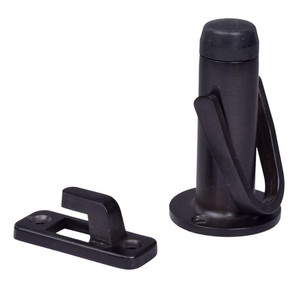 RND latch pull back door stop HDR21BLK Condor Hardware