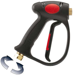 Spray Guns: Tec MV925 water blaster pistol with swivel 3/8 BSP(F) inlet 160°C 310 bar (4500 psi) 30 lpm