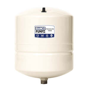 Accessories For Pumps: BIA-BPT-18 - Bianco Pressure Tank 18 Litre Vertical Almond  4 Bar Pre-Charge