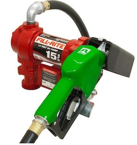 Fill Rite FR2410HE 24v petrol and diesel fuel pump with 3.6 m hose and automatic&hellip;