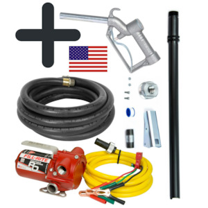 Fill Rite RD812NP 12v petrol and diesel pump with 2.4 m hose, nozzle bracket and&hellip;