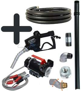 Piusi Carry 3000 12v diesel drum pump kit with 4 m hose and Carder automatic fue&hellip;