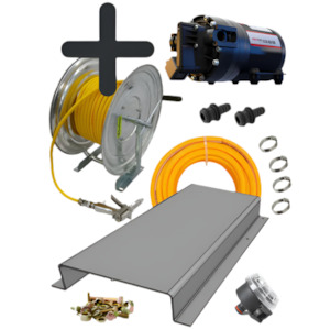 Remco ProFlo FatBoy 12v diaphragm pump with 30 m hose reel kit and platform 26.5&hellip;