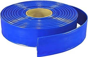 FoxHose 75 mm (3 inch) blue lay flat hose 4 bar (58 psi) - all lengths