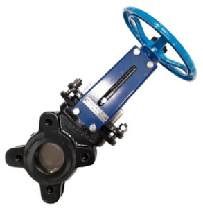 Plumbing: Ketta KGDHWN series cast iron knife gate valves 10 bar (145 psi) max and 0°C to 80°C media - all sizes
