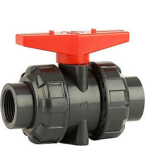 BLP series 1 inch BSP(F) ball valve PVC 10 bar (145 psi)