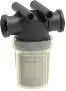 Arag: Arag 324 series 1/2 inch BSP(F) line strainer with clear bowl 55 lpm 10 bar (145 psi)