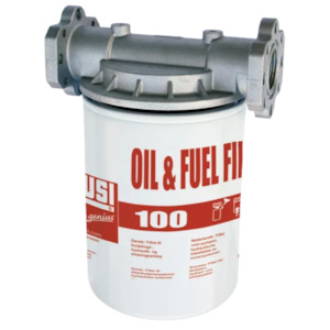 Piusi: Piusi 100 fuel filter for diesel and oil 100 lpm 1 inch BSP(F) 10 micron 12 bar (174 psi)
