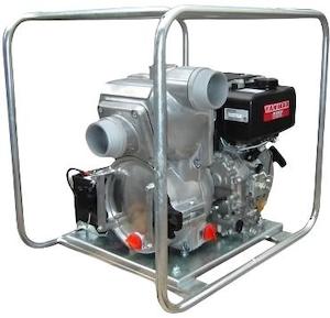 Quickprime Qp: QuickPrime QP40T 4 inch BSP(M) full trash pump Yanmar diesel L100E 10.0 hp electric start 1600 lpm 24 m head