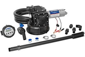 Sotera 12v Mix-N-Go diaphragm pump and flow meter kit for IBC tanks 49 lpm 1 bar (15 psi)