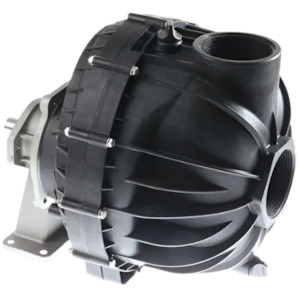 Pacer Poly Bare Shaft Pedestal Pumps: Hypro 9243P-SP 3 inch NPT(F) bare shaft pedestal poly pump 1741 lpm 37 m head