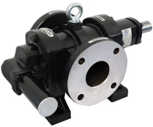 Rotofluid Bare Shaft Gear Pumps: RotoFluid FTRB series cast iron rotary gear pump BSP(F) flange ports rated @ 1440 rpm 10 bar (145 psi) max
