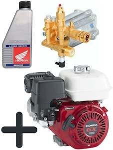 Annovi Reverberi Bolt N Go Water Blaster Pumps: Build-Your-Own Annovi Reverberi RMV water blaster pump kit with Honda GX160 engine 179 bar (2600 psi) 9.5 lpm