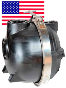 Pacer Bolt N Go Poly Wet End Pumps: Pacer Bolt-N-Go 2 inch NPT(F) T series soft solids pump Q type 945 lpm 26 m head