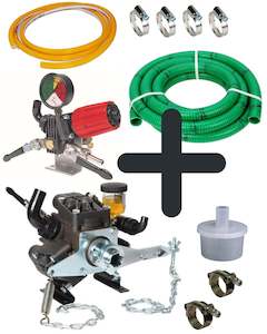 Annovi Reverberi AR503 diaphragm pump and hose kit with female six spline tracto&hellip;