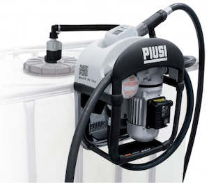 Piusi Diaphragm Pumps: Piusi THREE25 AdBlue dispenser system for 1000 litre IBC tote tanks with Piusi 230v AdBlue diaphragm pump and flow meter