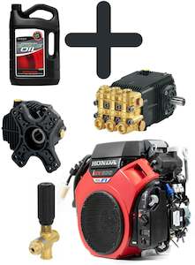 Annovi Reverberi 1450 Rpm Water Blaster Pumps: Build-Your-Own Annovi Reverberi XWL water blaster pump kit with Honda iGX800 engine 200 bar (3000 psi) 41 lpm