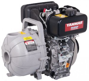 Pacer Poly Pumps Engine Driven: Pacer 2 inch BSP(F) grey polypropylene pump Yanmar L48N 4.7 hp diesel 871 lpm 25 m head