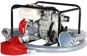 Trash Pumps Engine Driven: Honda Powered SWT-50HX 2 inch BSP(M) full trash pump and hose kit Honda GX160 4.8 hp 600 lpm 26 m head