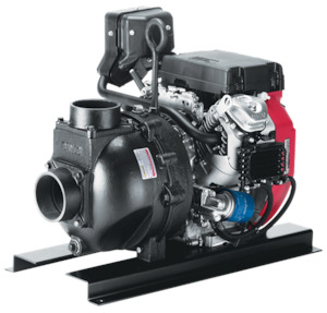 Banjo Cast Iron Pumps Engine Driven: Banjo 4 inch water pump Honda 24 hp (electric start) 2744 lpm 52 m head