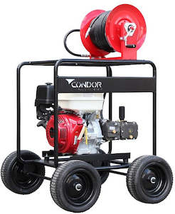 Honda Water Blasters: Ketta CP3000 drain jetter Honda GX390 11 hp 200 bar (3000 psi) 18 lpm