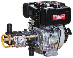 Diesel Water Blasters 1: Ketta KLJ Series water blaster pump and engine pack Yanmar L100 diesel 10 hp (electric start)