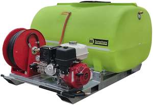 Skid Water Blasters 1: Ketta 1000 litre skid water blaster Honda GX390E 11 hp (electric start) 30 m hose and reel 200 bar (3000 psi) 18 lpm