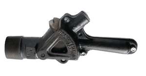 Oil Control Guns: Ketta D215 heavy oil and molasses gate valve with long handle and NPT(M) threads - all sizes