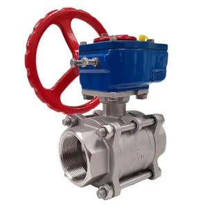 Ketta BLS series 316 stainless steel ball valve (gearbox operated) with BSP/NPT &hellip;