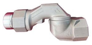 Plumbing Fittings: Ketta GT 12.3222 multi-plane aluminium swivel 1 inch BSP(F) x 1 inch BSP(M) 120 lpm