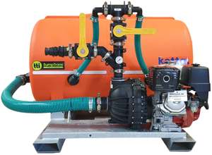 Ketta HD1500 series Hydro-seeder 1500 litre with galv skid frame Hypro 3 inch pu&hellip;