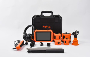 Ketta: Ketta DT125E New Generation leak detector kit - for indoor and outdoor use pressure pipeline and gas leak detection (for up to 8 m underground)