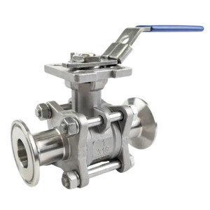 Ketta BLST manual ball valve 316 stainless steel Tri-clover -20°C to 180°C 63 &hellip;
