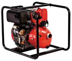 Pumps: Davey Firefighter 5270YE and 5210YE/HP red twin impeller pumps Yanmar diesel with roll frame 92 m head