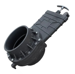 Plumbing Equipment Nz: Ketta MSV series sliding knife gate valve PVC - all sizes