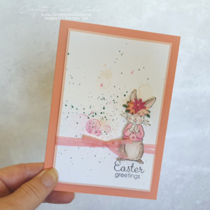 Products: Watercolour Easter Greetings Card - Confetti Card Studio