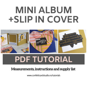 Products: Mini Album with Cover - Confetti Card Studio