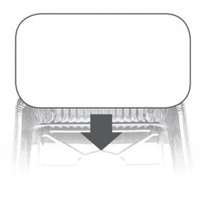 7223LB - Ovenable Container Board Lid