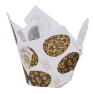 P60 x 175-844RP - Texas Muffin Wrap, Gilded Egg (150 ctn)