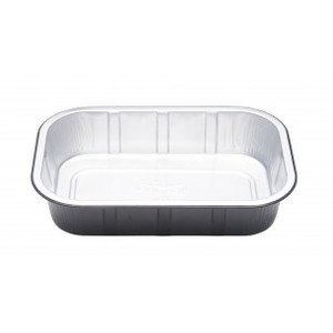 Smoothwall Containers: 6522-44BK - Black Smoothwall Tray 1000ml