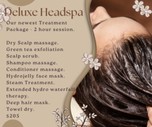 Products: Deluxe Headspa Treatments - 2 hours - Book A Service Connect Healing